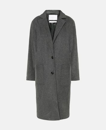 Wool-blend coat