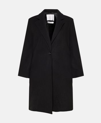 Wool-blend coat