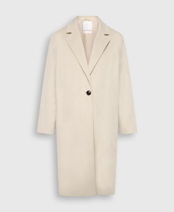 Wool-blend coat