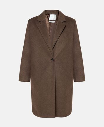 Wool-blend coat