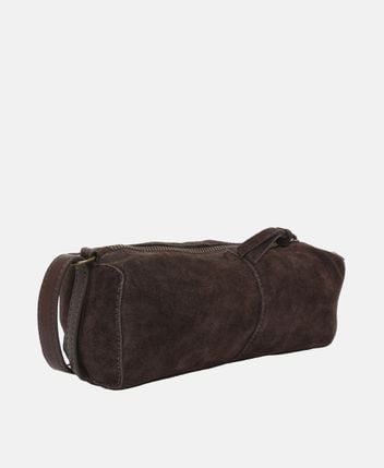 Leather shoulder bag