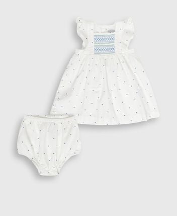 Dress with nappy pants