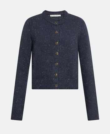 Wool-blend cardigan