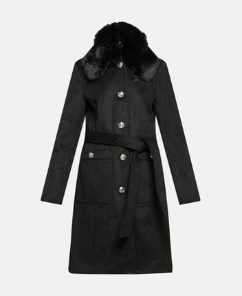 Wool-blend coat