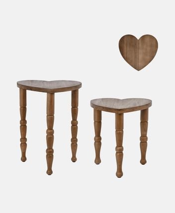 Side tables, 2 pcs.