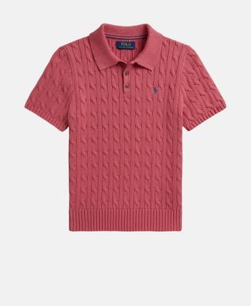 Knitted polo shirt