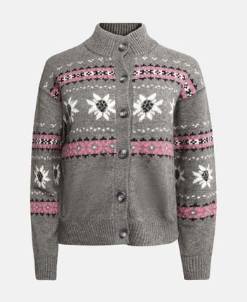 Wool-blend cardigan