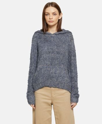 Knitted silk jumper
