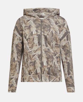 Hooded sweat jacket