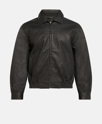 Leather-look jacket