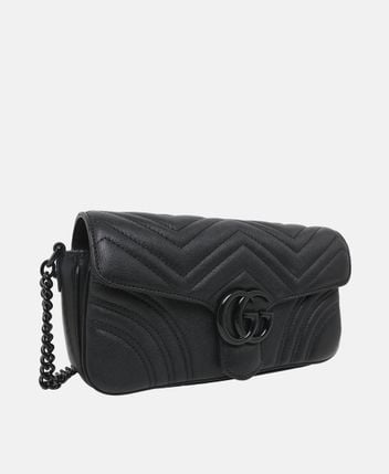 Leather shoulder bag