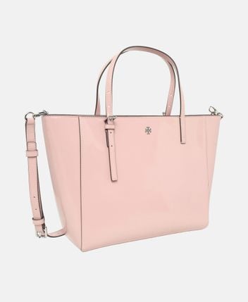 Leather tote bag