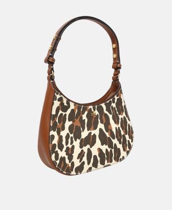 Leather shoulder bag
