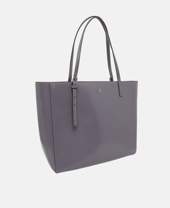Leather shopper