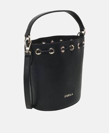 Leather bucketbag Ametista