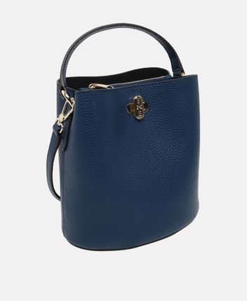 Leather bucketbag