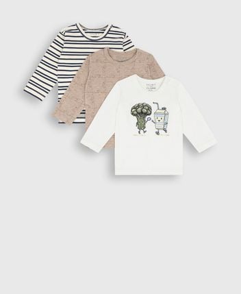 Long-sleeved top, pack of 3 Albert