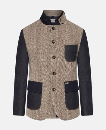 Wool-blend traditional costume jacket Lurobert