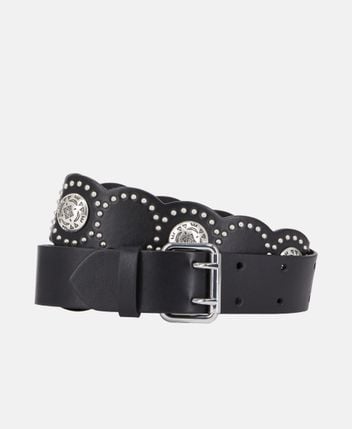 Leather belt
