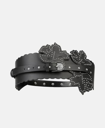 Leather belt