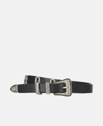 Leather belt