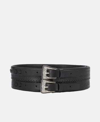 Leather belt