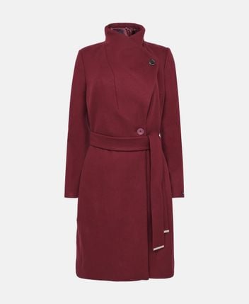 Wool-blend coat