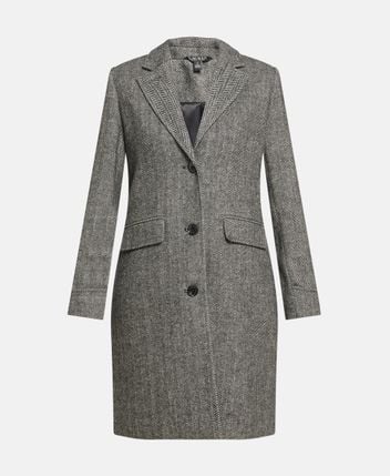Wool-blend coat