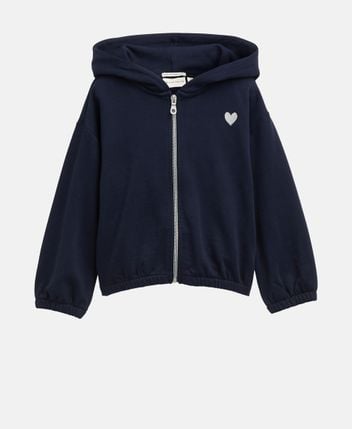 Hooded sweat jacket