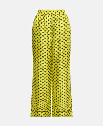 Silk trousers