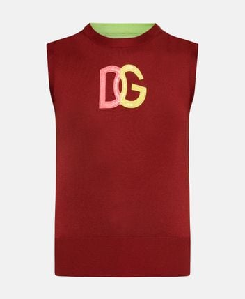 Knitted silk top