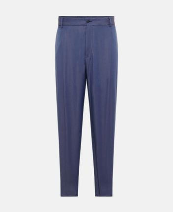 Wool-blend trousers
