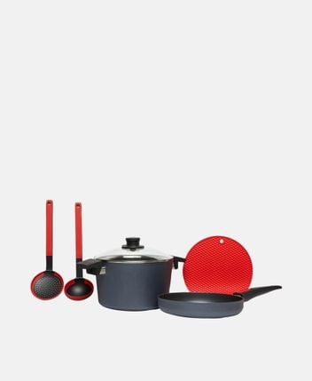 Cooking pot / pan set, 7pcs. Diamond Lite