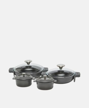 Cooking pot set, 4 pcs. Iron