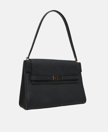 Leather shoulder bag