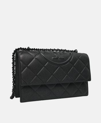 Leather shoulder bag