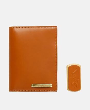 Leather passport holder