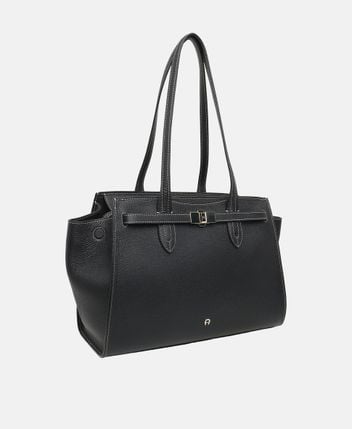 Leather shoulder bag FARA