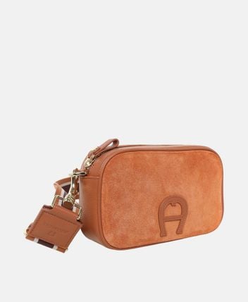 Leather cross body bag