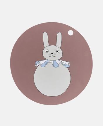 Placemat Rabbit Pompom