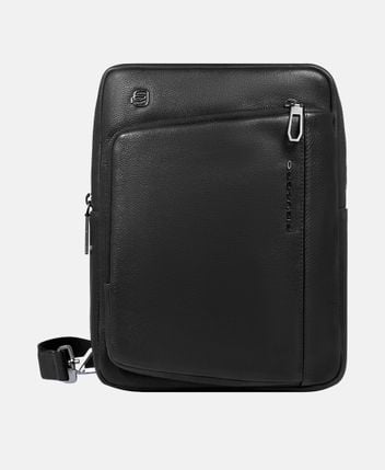 Leather messenger bag