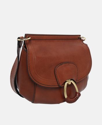 Leather cross body bag