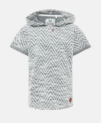 Short-sleeved hoodie