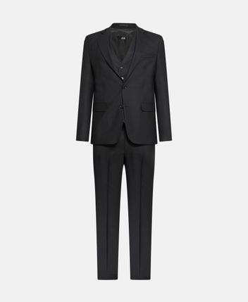 Wool three-piece suit