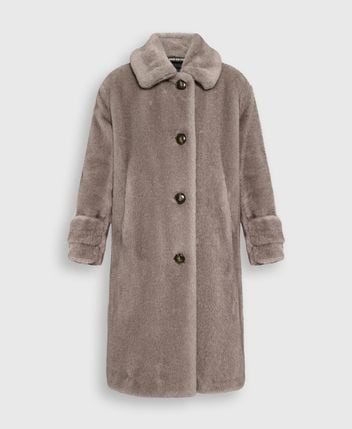 Faux fur coat