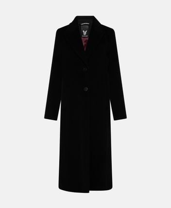 Wool-blend coat