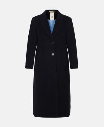 Wool-blend coat