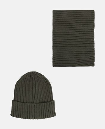 Knitted snood & beanie set