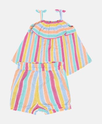Top and shorts set Pineapple