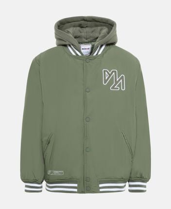 Lightweight jacket HOODED BASEBALL JACKET